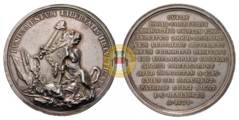 medaille Schlacht bei morgarten 1315